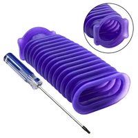 soft velvet roller suction hose purple suitable for dyson v6 v7 v8 v10 v11 dc74