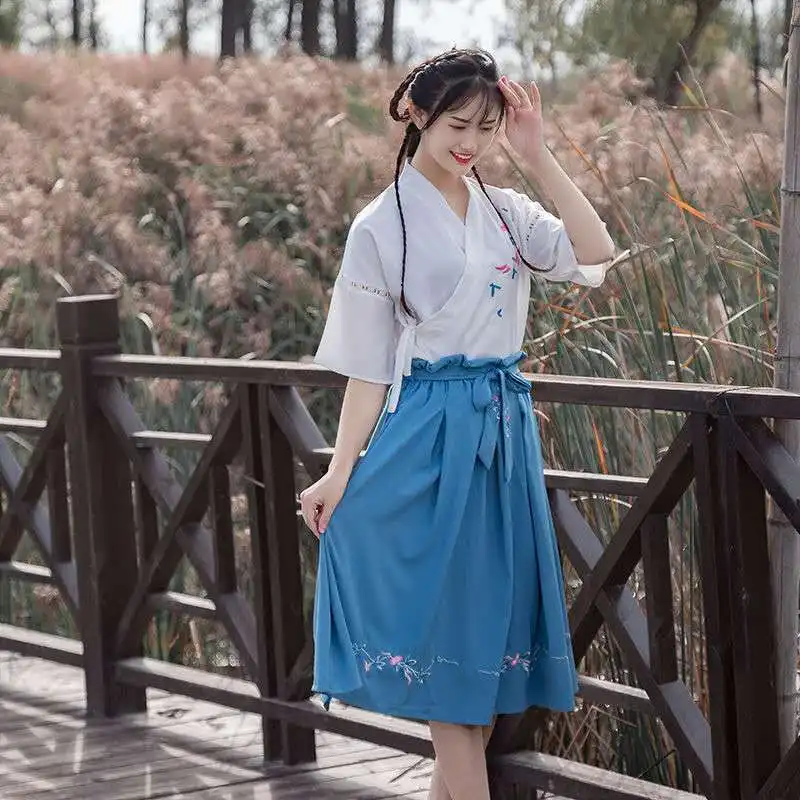 Женская обувь Весенняя Повседневная Hanfu Мода Традиционный китайский костюмы в