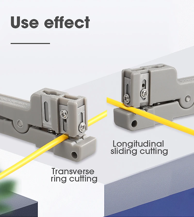 

45-162 Fiber Optic Stripper Transverse Beam Tube Open and Stripping Knife Loose Casing