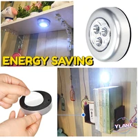 ylant 1pcs energy saving lamp battery powered wall ceiling led wardrobe kitchen bedroom corridor night light lamp