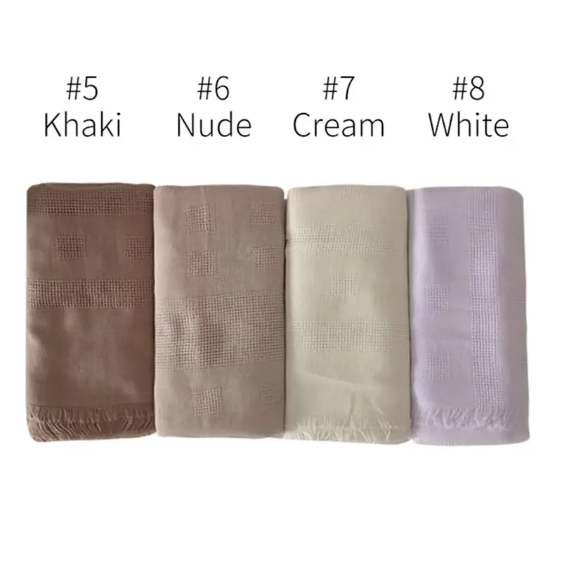 Fashion solid color scarf viscose scarf piercing plaid shawl plain scarves maxi hijab muslim head hijabs wrap muffler 10pcs/lot