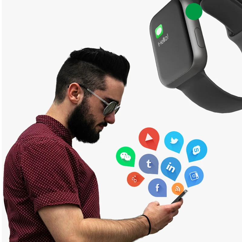 Умные часы водонепроницаемые для женщин фитнес-трекер умный браслет мужской