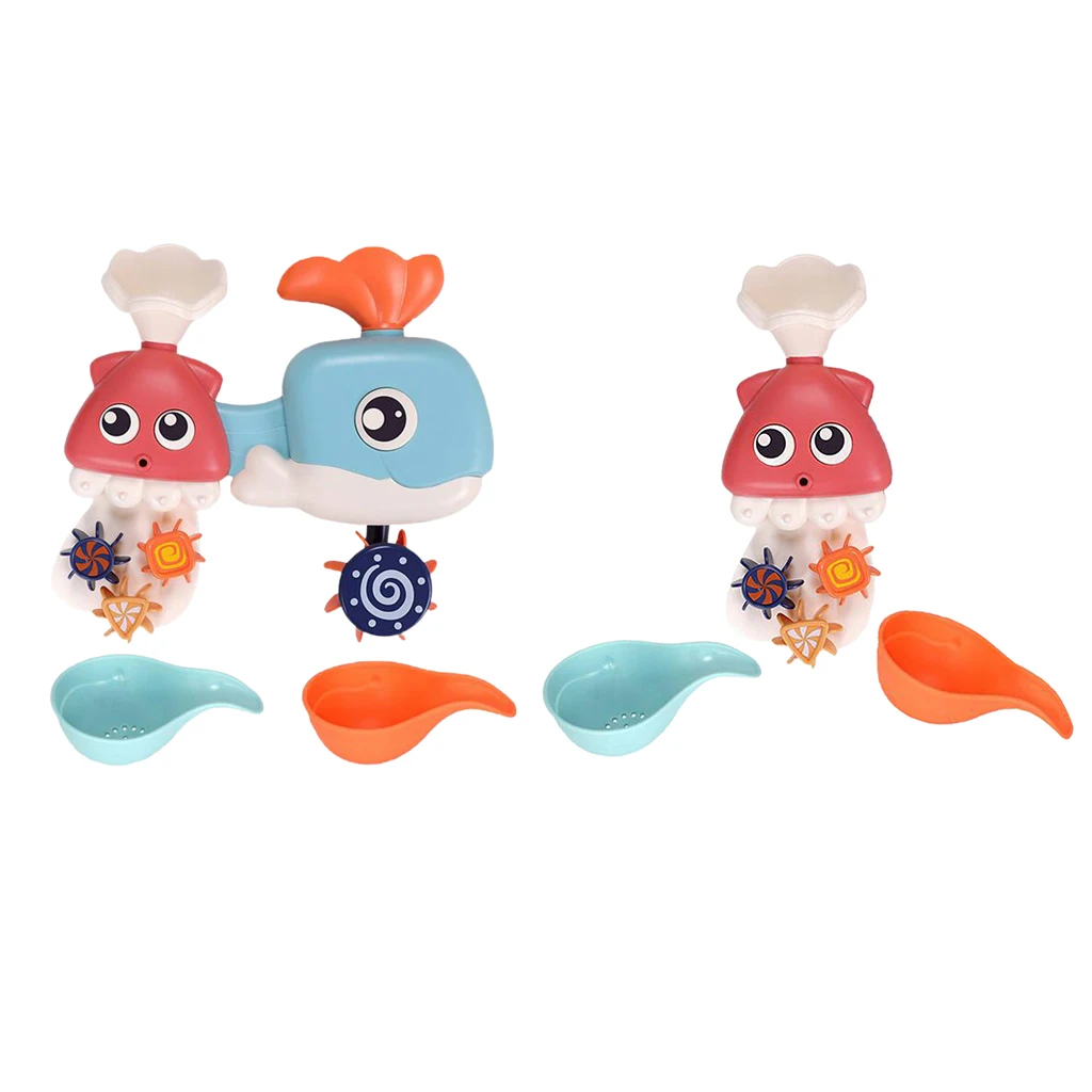 

Animal Safe Baby Bath Wall Water Play Spinning Bathroom Sprinkler Toys Games