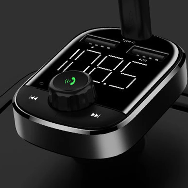 

Bluetooth Car Adapter Transmitter FM o Receiver Dual USB Car Charger for All Smart Phones