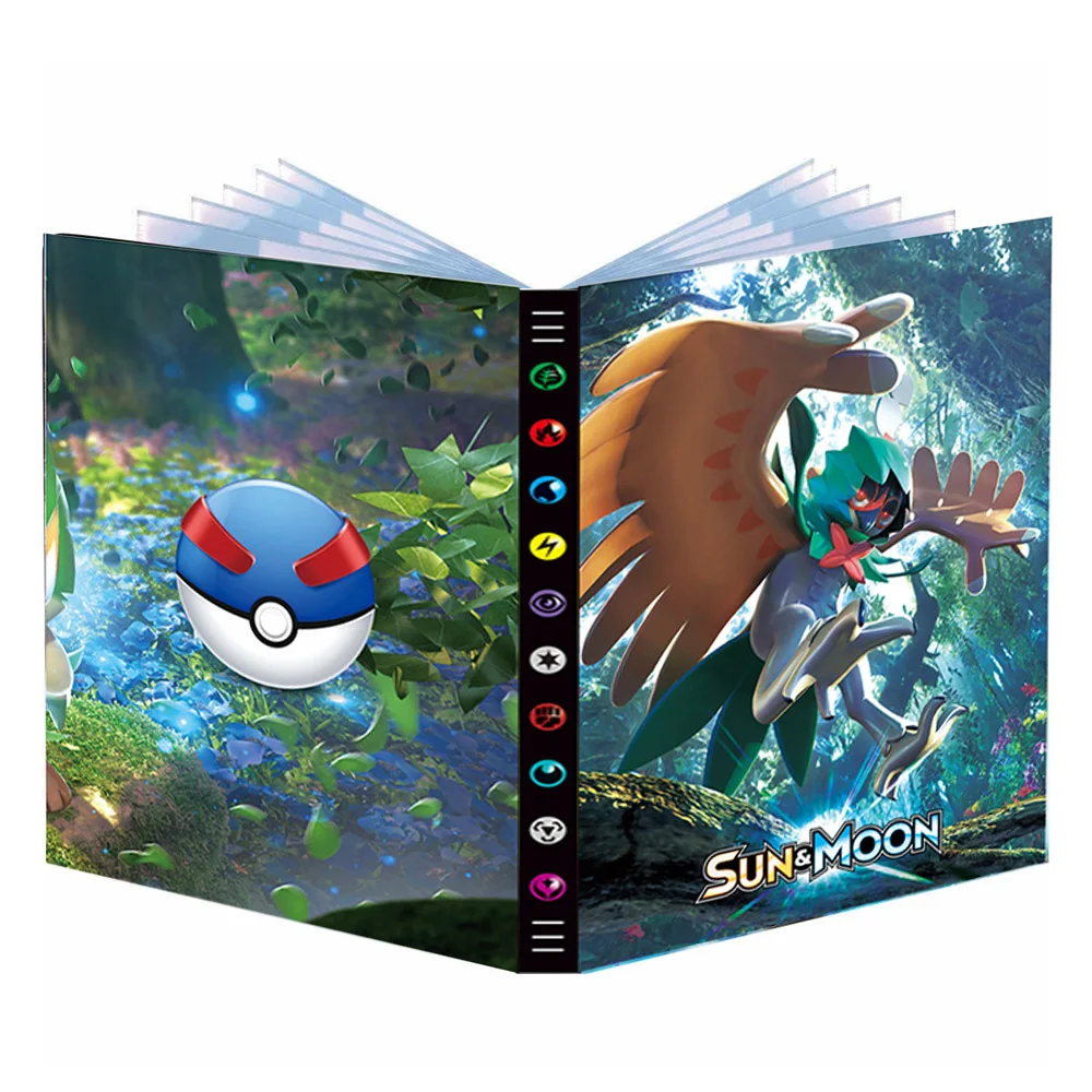 album pokemon new 432pcs 9 pocket game card vmax gx holder binder cartoon cards map book collection folder loaded list kids gift free global shipping