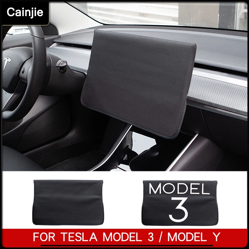 

Чехол для сенсорного экрана Tesla Model 3 / Y 2021 с центральным управлением, автомобильная навигация, Защитная пленка для сенсорного экрана, закале...