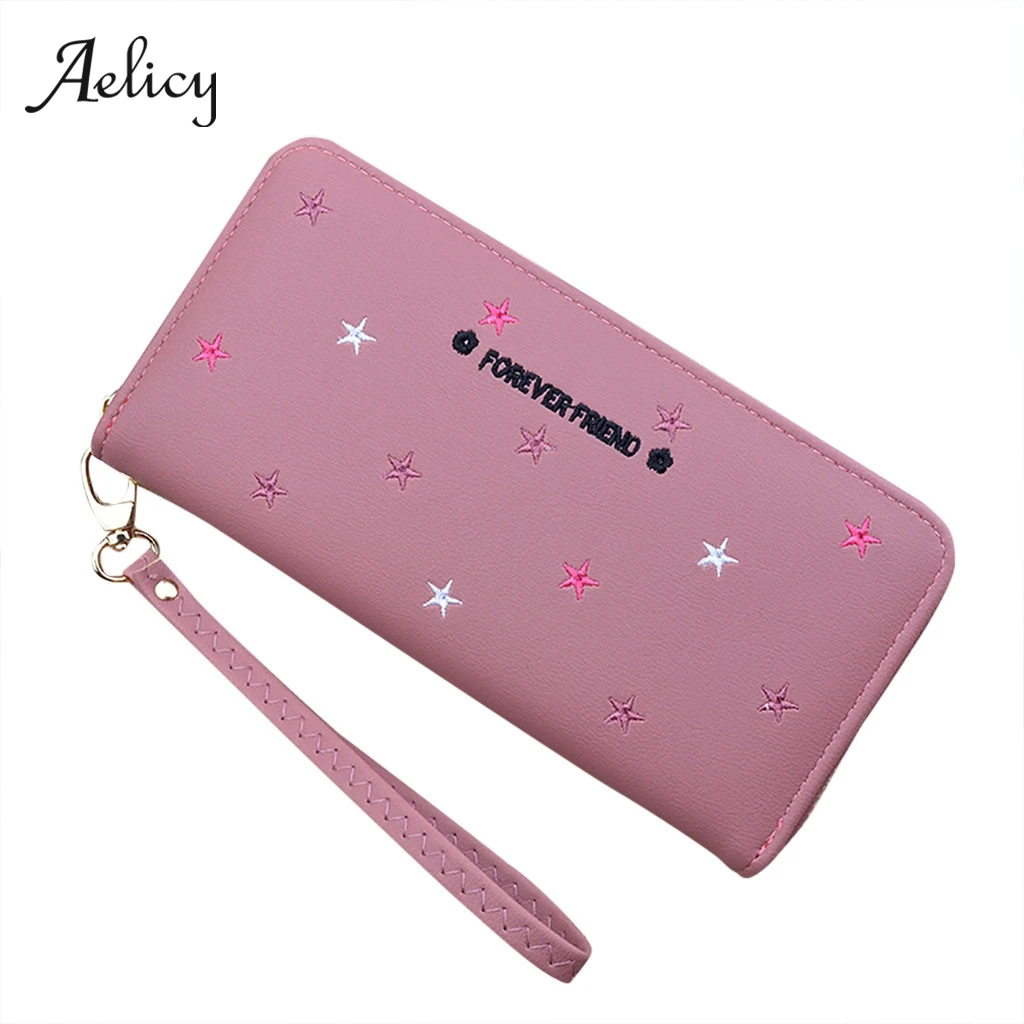 Aelicy женский клатч розовые кошельки с карманом для мобильного телефона кошелек