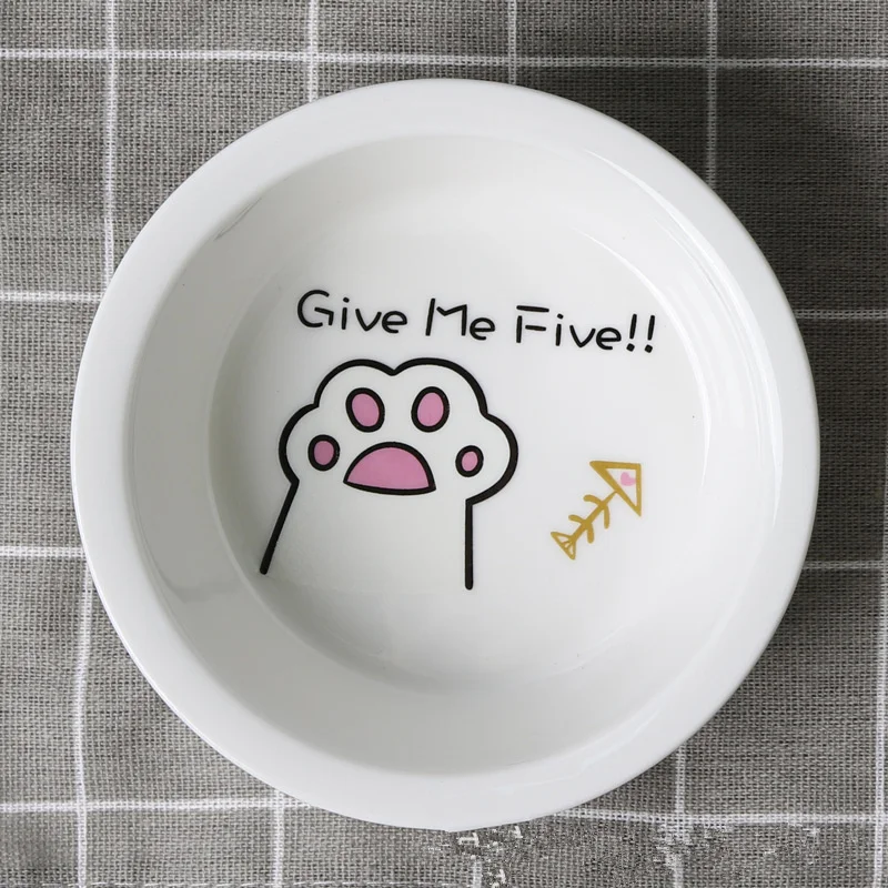 Новая модная мультяшная керамическая кормушка для собак твердая и прочная