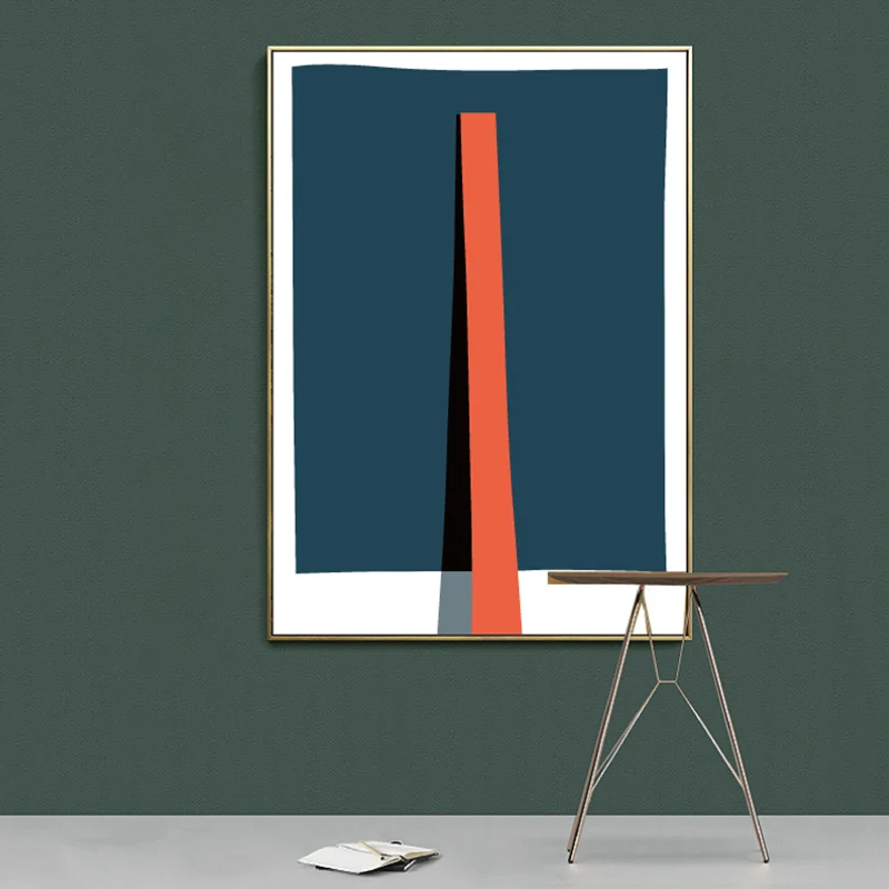 Минималистичная Геометрическая абстрактная живопись скандинавский плакат
