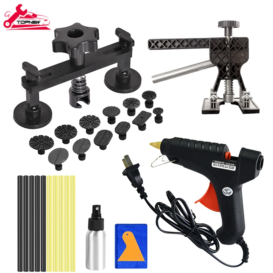 comprar Kit De Ferramentas De Reparo Paintless Dent-46pcs Carro Dent Extrator Remoção Kit Removedor Para Danos Do Carro