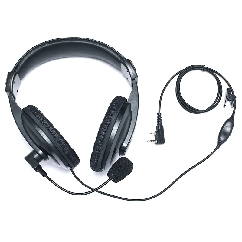 OPPXUN Шум шумоподавления наушники для BaoFeng UV5R UV-82 VOX Mic Динамик PTT иди и болтай Walkie Talkie