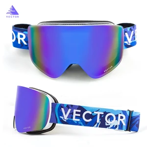 Лыжные очки с 2 линзами, UV400, для мужчин и женщин
