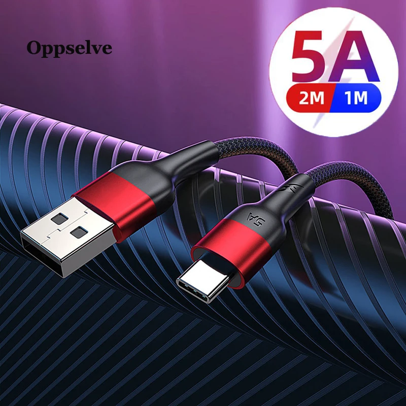 Кабель USB Type C для Huawei Mate 30 20 Pro P30 P20 Lite 5A USBC кабель супер зарядный провод зарядное
