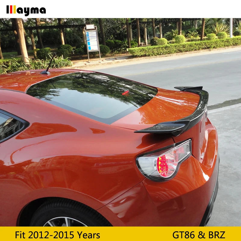 STI style спойлер заднего багажника из углеродного волокна для Toyota 86 Scion GT86 2012 2015 CF