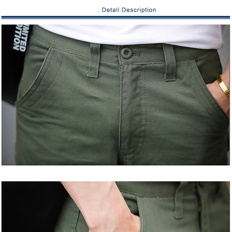 Шорты-карго BOLUBAO мужские прямые Брендовые однотонные штаны в японском стиле с