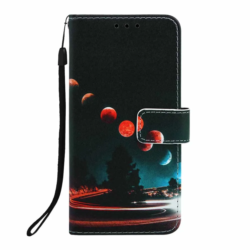 Wandering Earth Чехол для iPhone 11 Pro Max Caps С Рисунком Тигра и панды, флип-чехол со слотом для карт, чехол для iPhone XR X XS 6 6S 7 8 Plus 8 Plus, чехол Fundas - Цвет: Wandering Earth