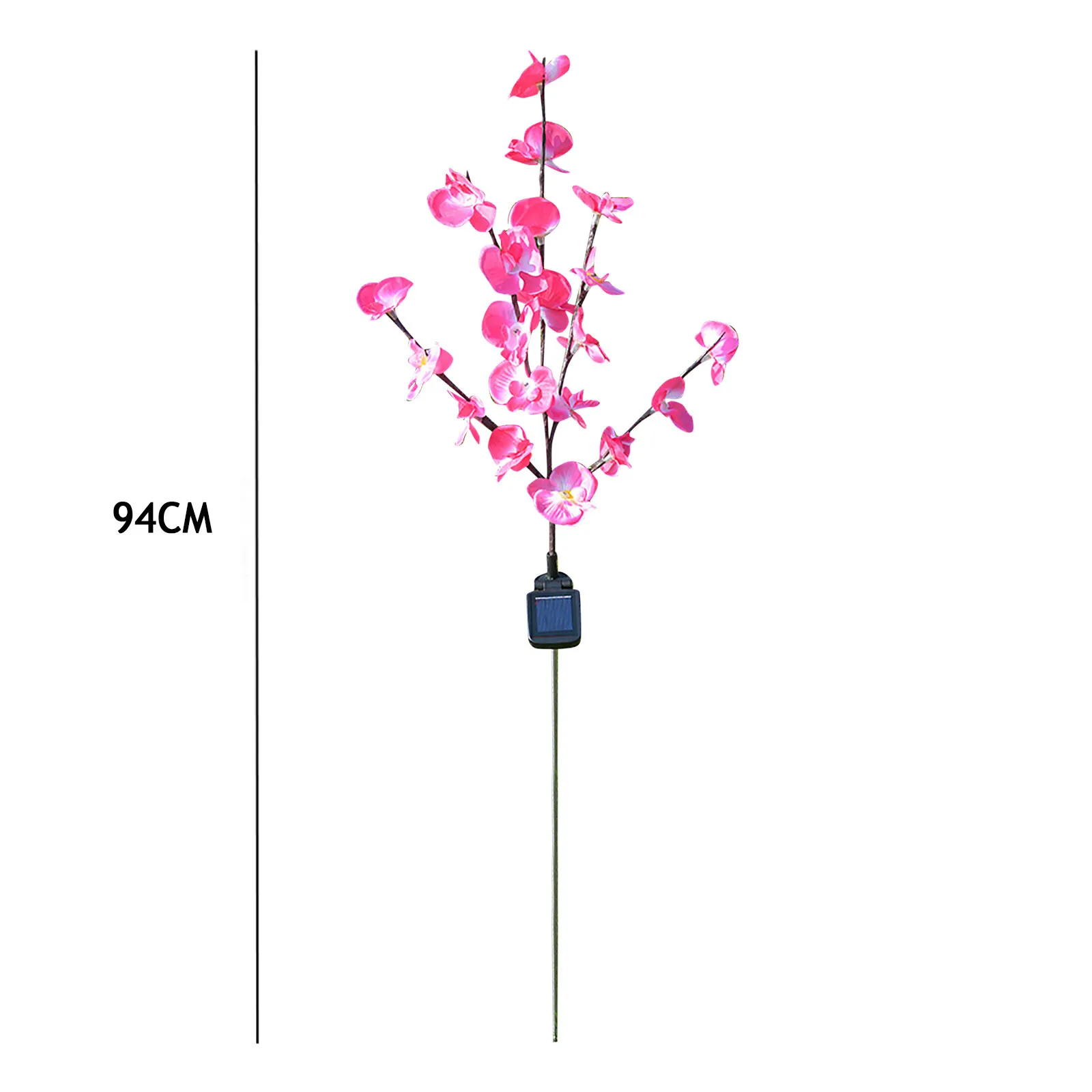 

Solar Phalaenopsis Lawn Lamp Outdoor Flower Branch Light Creative Art LED Garden Landscape Lights For Wedding Party Decoration