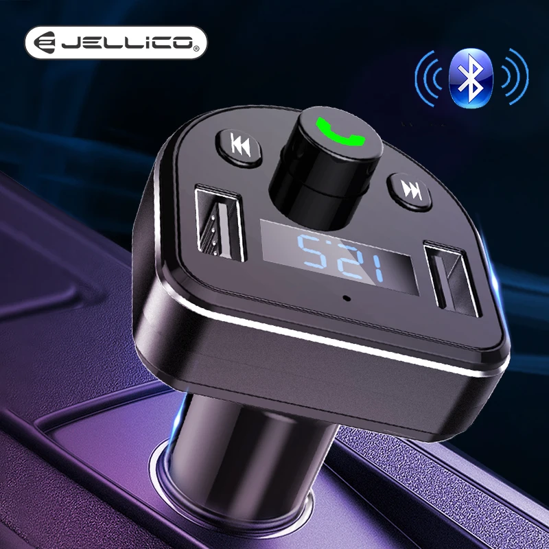 Jellico автомобильное зарядное устройство с двумя портами USB и fm передатчик Bluetooth