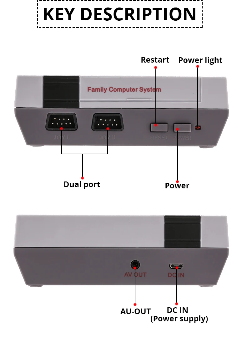 Мини ТВ Видео игровой консоли, портативные игровые консоли для NES модель для NES 620 AV игровые консоли с розничными коробок горячая распродажа