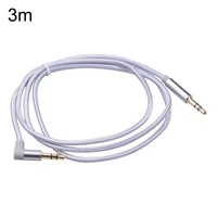 3 5 mm audio cable nylon braid car amplifier aux cord for car phone tablet headset louder audio extension cable