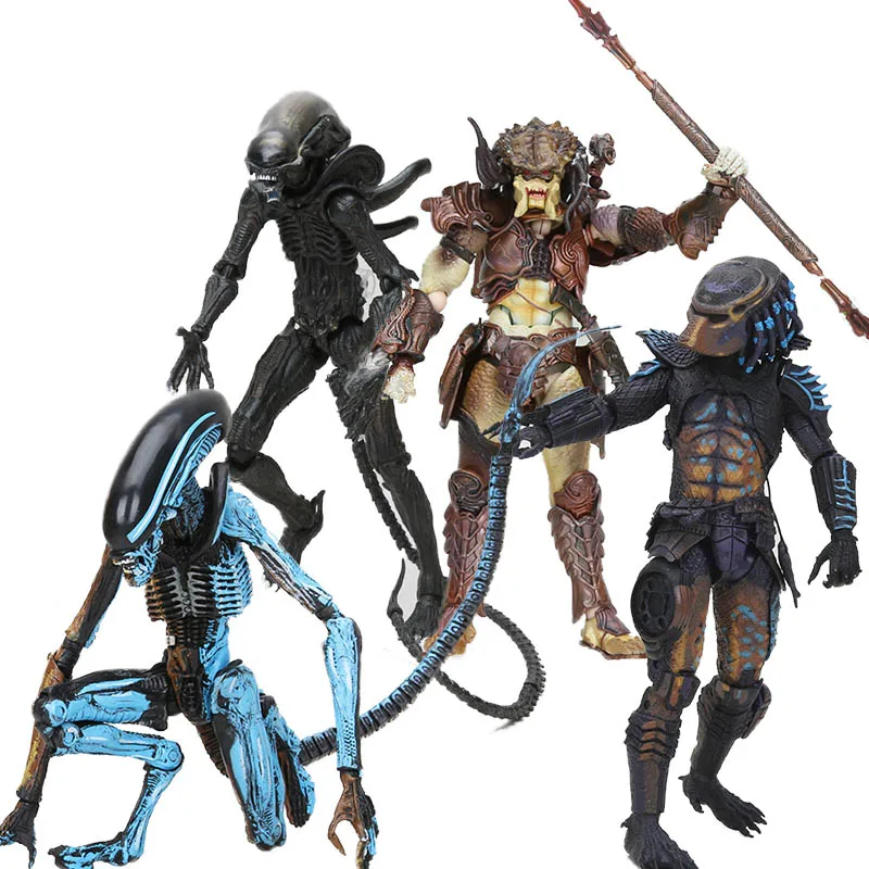 Инопланетянин NECA игра инопланетянин 3 8bit Чужой против Хищника 2 модели игрушки коллекции подарки