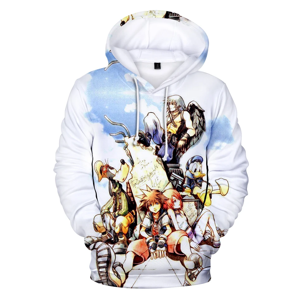 

3D Kingdom Hearts Sweatshirt Hoodies Men/women Hip Hop Winter Streetwear Hoodies Sweatshirt For Couples Clothes Tops
