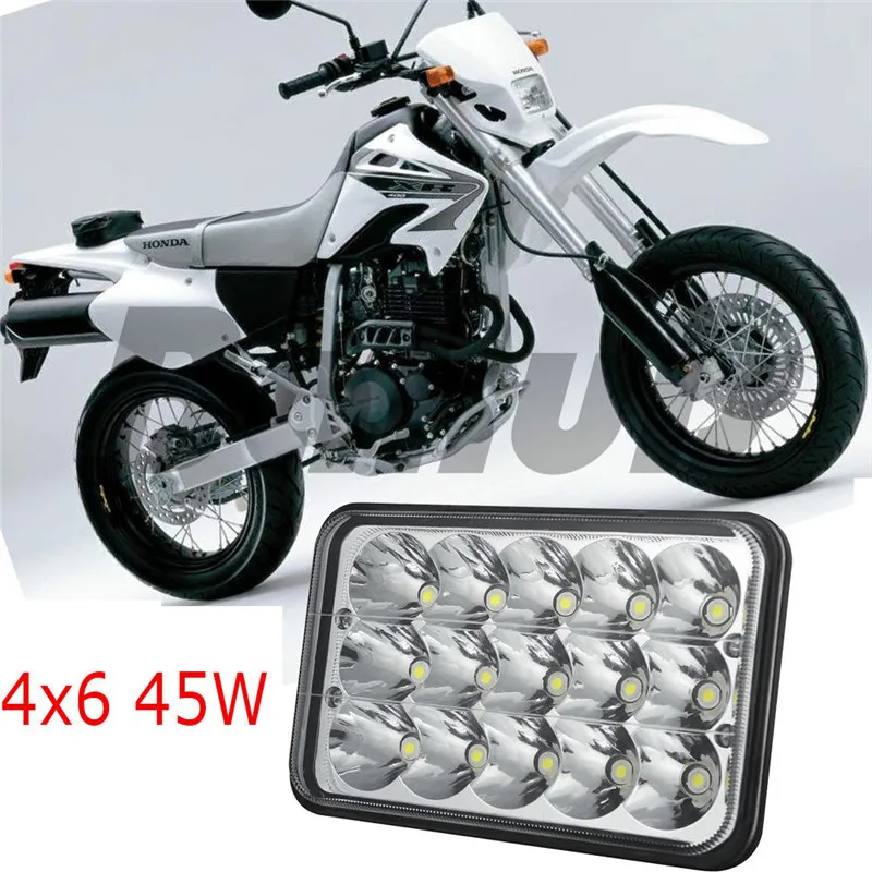 1 шт. светодиодный светильник для Honda Suzuki DRZ 4x6 дюймов лампа с прозрачным и