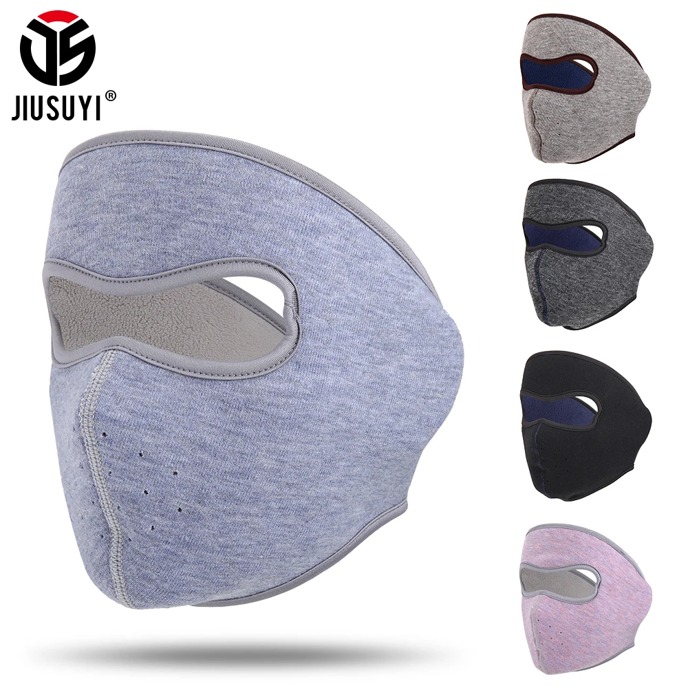 

Winter Thermal Fleece Balaclava Full Face Ski Mask Scarf Warmer Windproof Covering Running Cycling Skating Beanies Women Men New