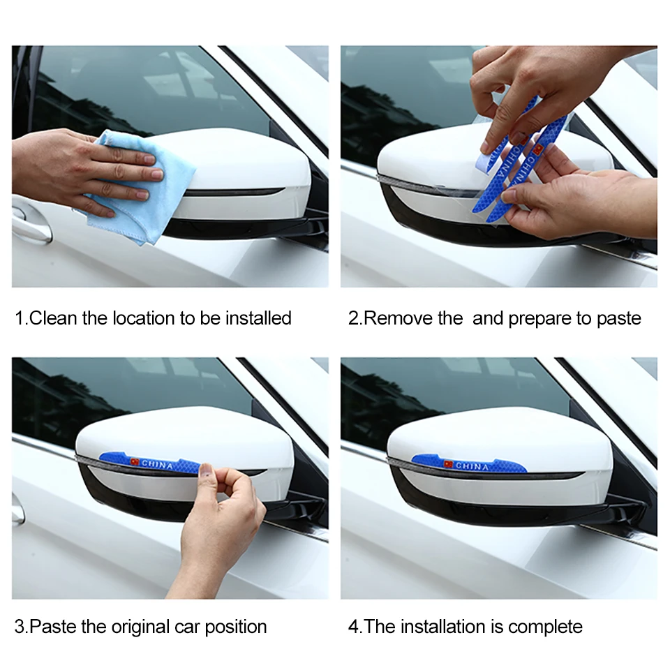 Новая Автомобильная Светоотражающая полоса Предупреждение ющая наклейка знак