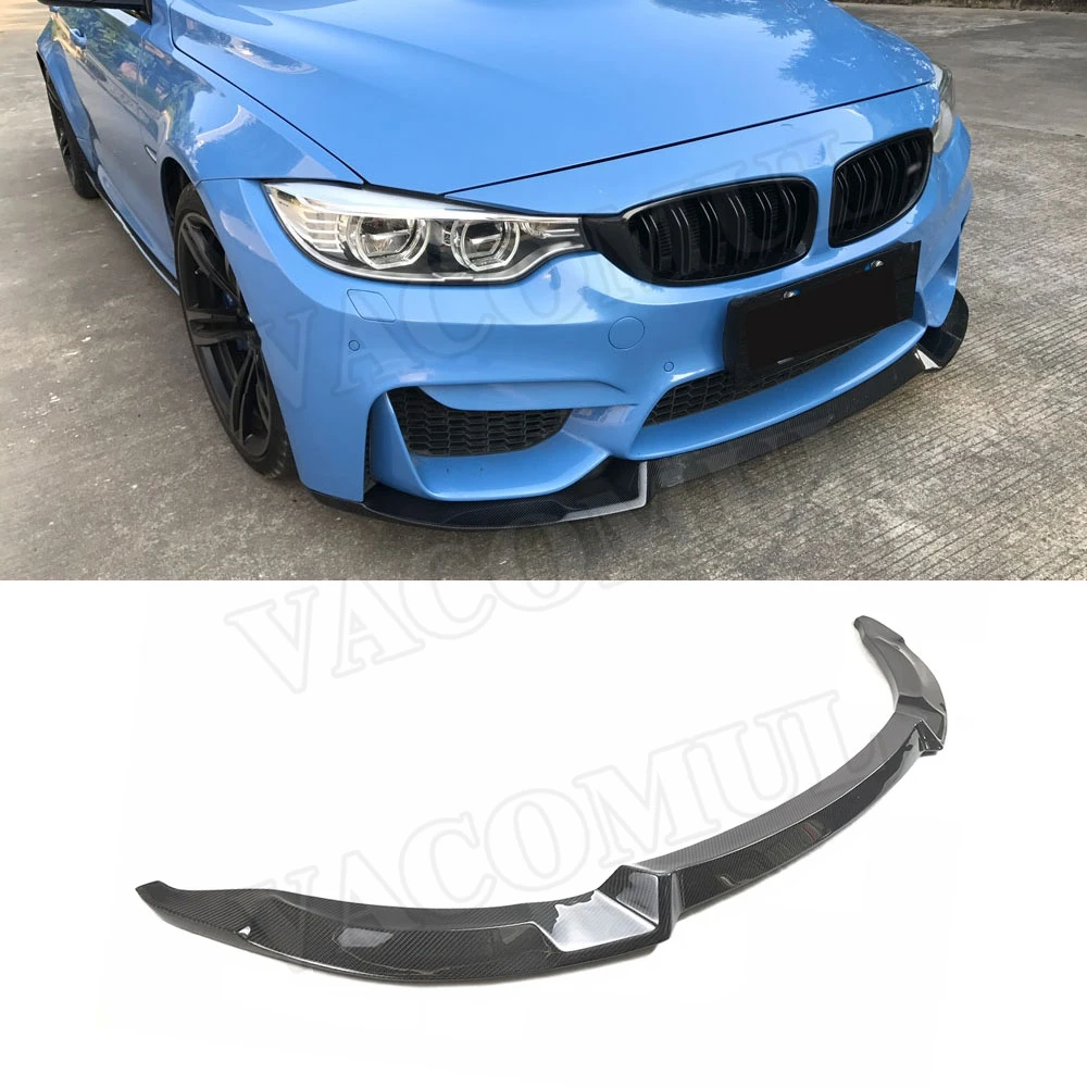Спойлер для переднего бампера из углеродного волокна BMW 3 серии F80 M3 4 F82 F83 M4 2014 2018 FRP