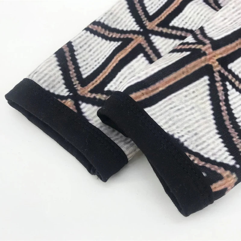 

Women Sexy Bodycon Dress Fashion O-Neck Long Sleeve Geometric Print Dress Elegant Slim Hip Dresses 2020 Autumn Ladies Streetwear