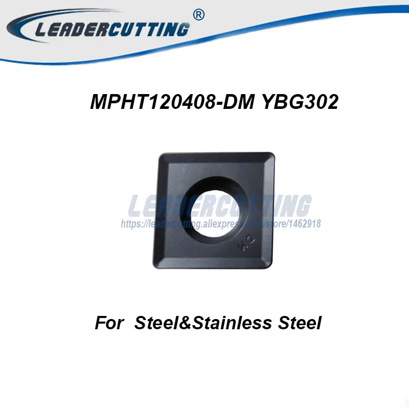 Фрезерные Вставки MPHT060304 MPHY080305 YBG302 * 10 шт. режущие лезвия для фрезерных