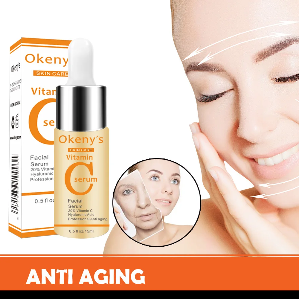 Сыворотка для лица Витамин С е гиалуроновая кислота уход за кожей увлажняющая