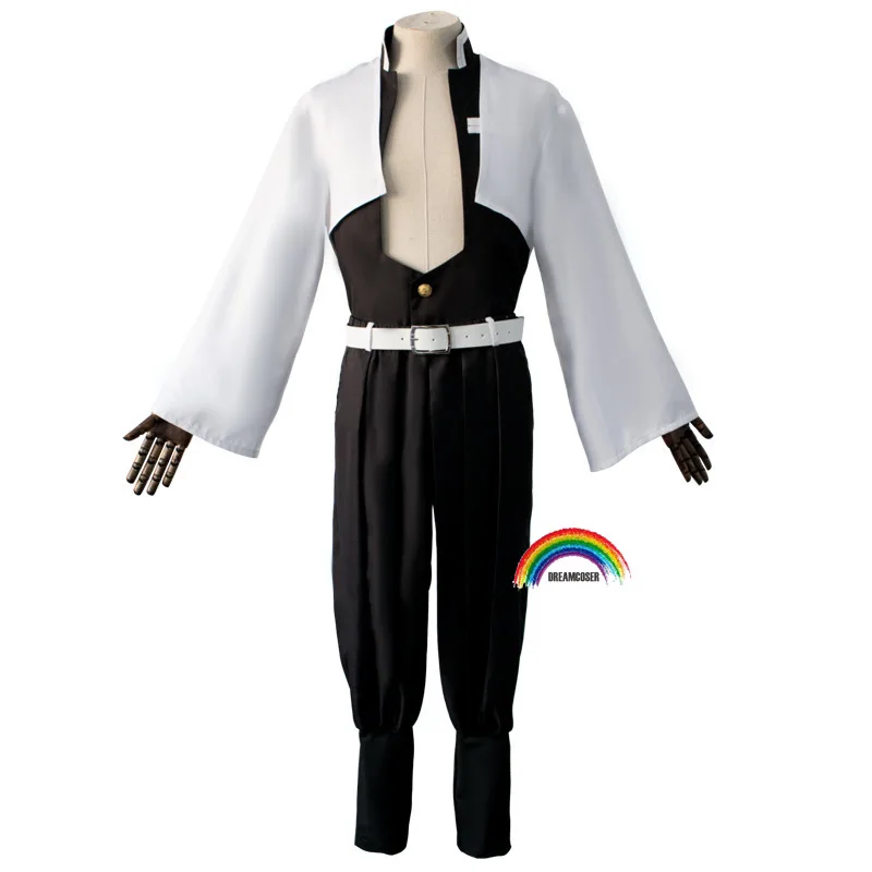 7 шт. костюм для косплея Shinazugawa Sanemi униформа мужчин сексуальная | Тематическая
