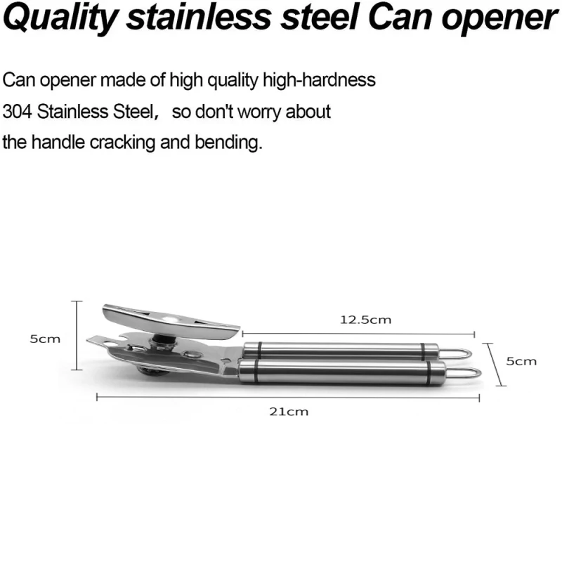

New 304 Stainless Steel Can Openers 3-in-1 Multifunctional Beer Bottle Openers Kitchen Manual Tin Jar Openers Tools Accessories