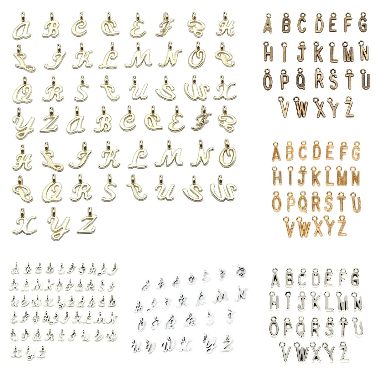 26/52 шт Смешанные Форма древних очаровательными буковками которые вы получите