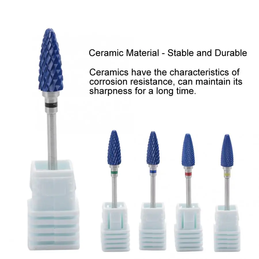 Маникюрная машина 5 типов керамической цилиндрической формы шлифовальная