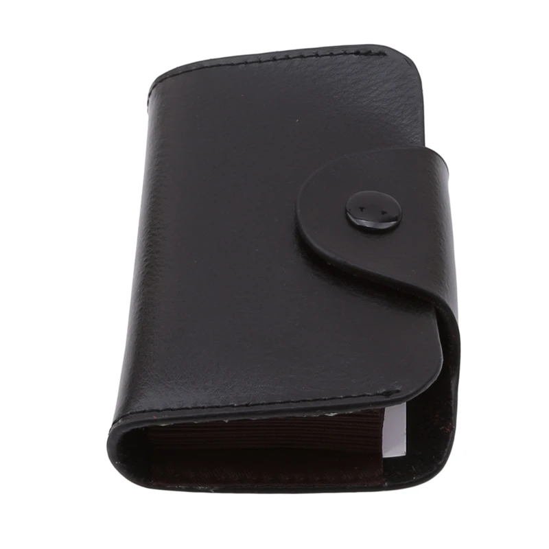 

1 Pc 11 Slots Card Holder PU Leather Solid Color Card Wallet Zipper Business Card Case Unisex Cards Coin Purse Bag