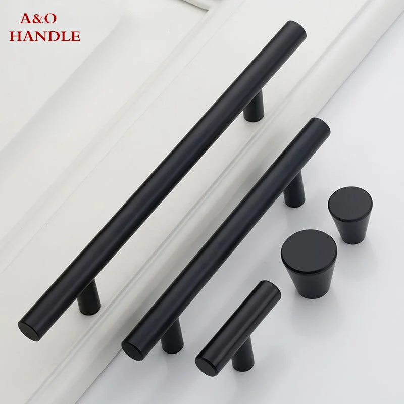 Ручки для ящика мебели кухонные ручки шкафа ручка двери мебель кухонная черная