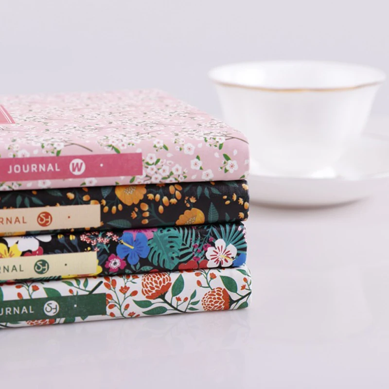 Japanese And Korean Notebook Small Fresh Broken Flower Notepad Hand Book Cute A5 Creative Retro Diary | Канцтовары для офиса и