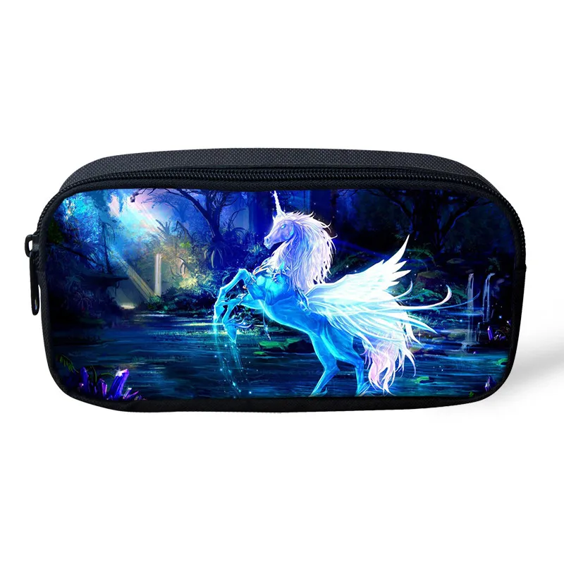 3 шт./комплект Детский рюкзак с принтом сумасшедшая лошадь|Мужские рюкзаки| |