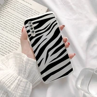 fashion leopard zebra pattern phone case transparent for xiaomi redmi note cc k 30 10 20 8 9 8 s e t x pro