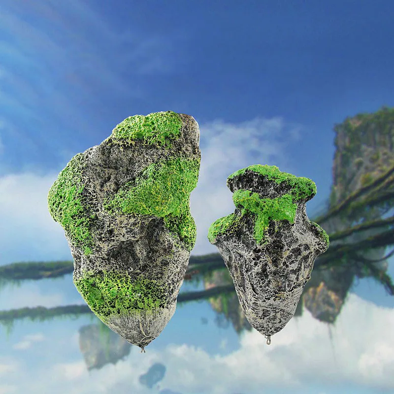 

Drijvende Rock Opgeschort Kunstmatige Steen Aquarium Fish Tank Decor Decoratie Drijvende Puimsteen Vliegende Rock Ornament