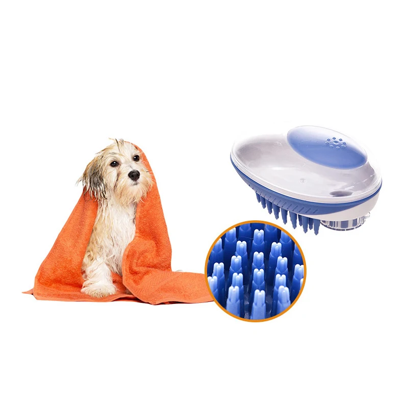 Pet Bath Brush Comb Silicone Dog SPA Shampoo Massage Puppy Shower Hair Removal Cats Cleaning Grooming Tool | Дом и сад