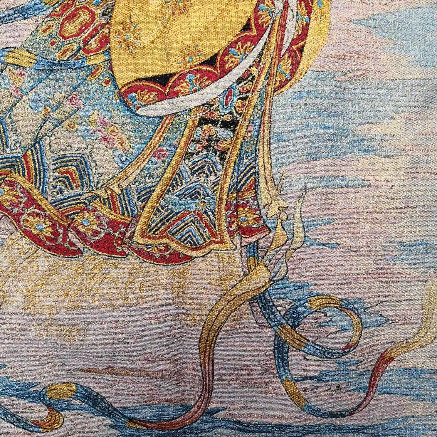 

Thangka Weaving Embroidery Painting Religious Gold Silk Embroidery Thrush Our Lady Of Heaven