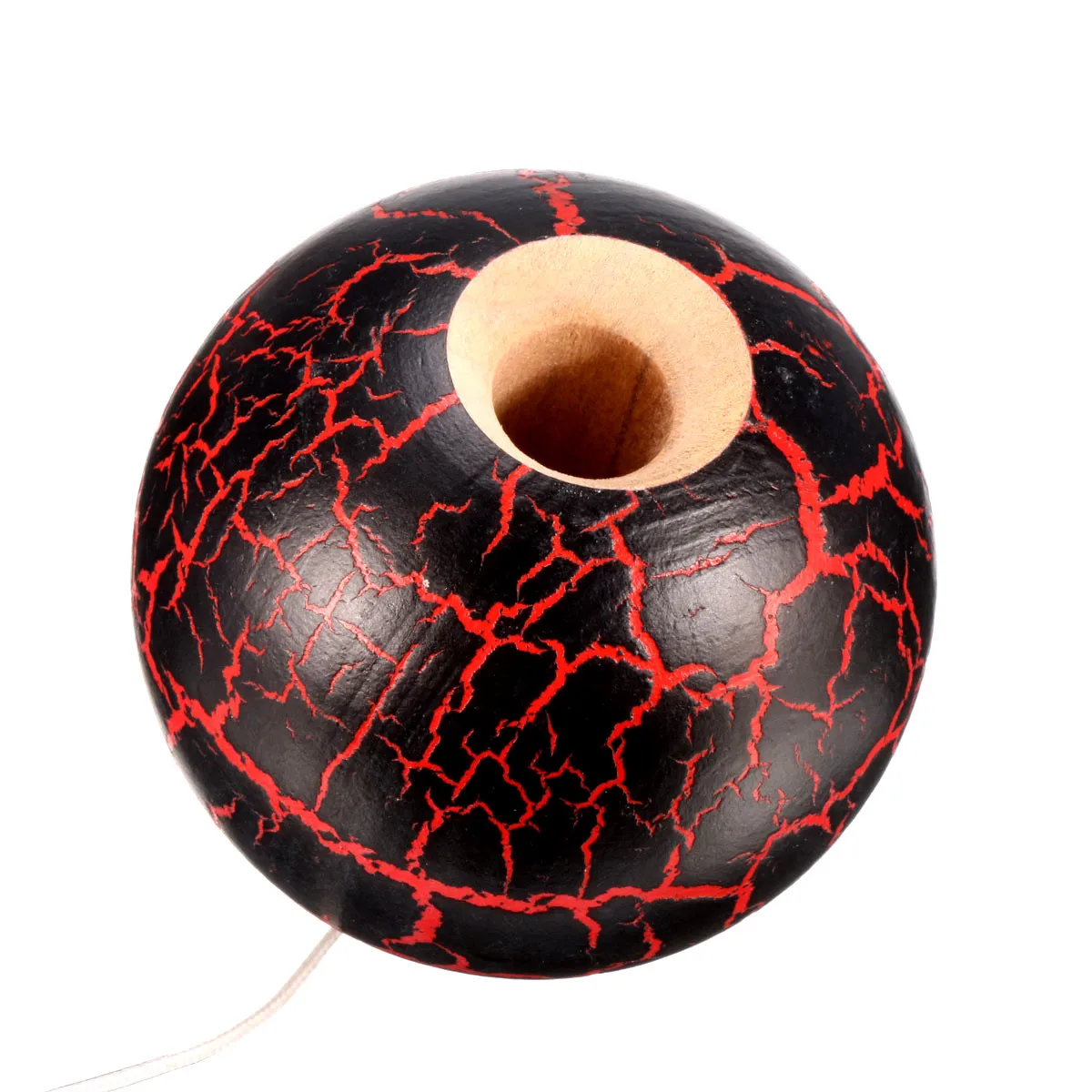 Полный Crackle деревянный Kendama 18 см Забавный японский традиционный деревянный мяч образование традиционная игра игрушка
