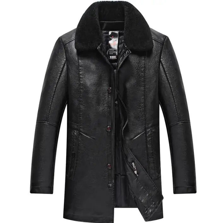 Мужская кожаная куртка, облегающее мотоциклетное пальто, мужские съемные куртки с подкладкой, утепленные куртки, одежда, куртка, уличная мо...