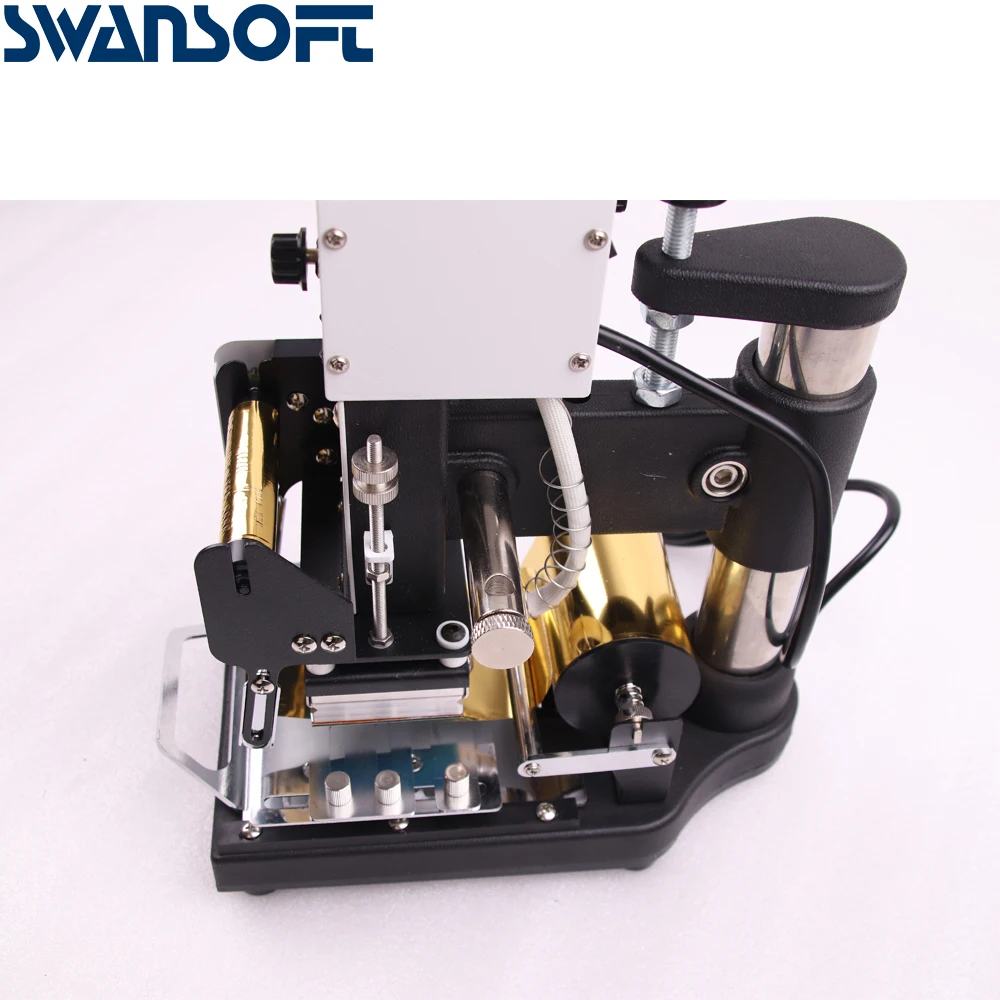 SWANSOFT Hot tipper for pvc card and member hot stamping machine WT-90AS Digital display type | Дом и сад