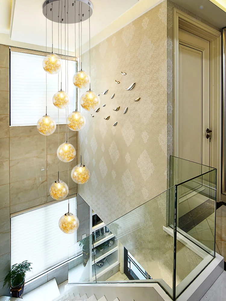 Домашний декор светодиодные подвесные светильники и освещение из золотого