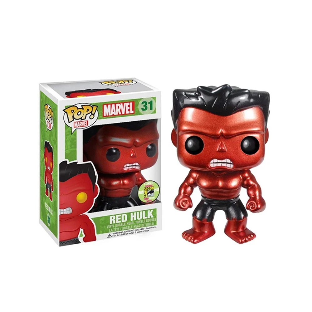 MARVEL RED HULK смесь Халк фигурки модель игрушки для детей рождественские подарки на